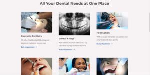 Sample dental website services