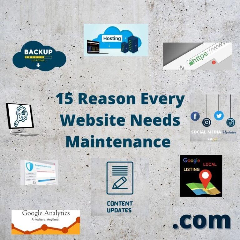 15 reason why your website needs maintenance