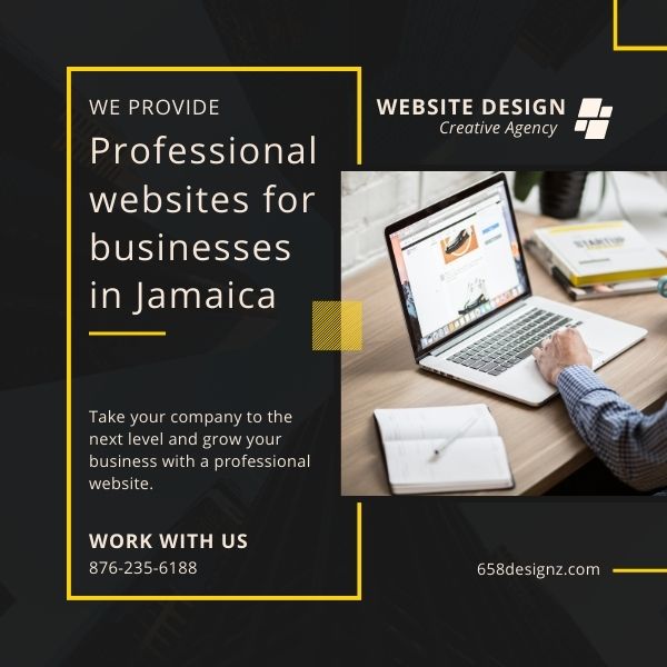 Professional website design in Jamaica