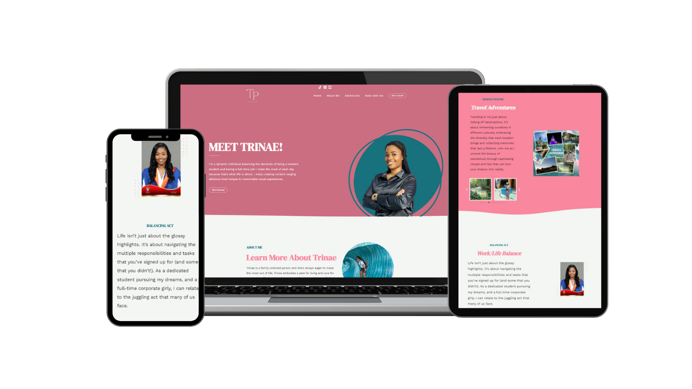 Case Study: A Personal Brand Website for Trinae Pringle